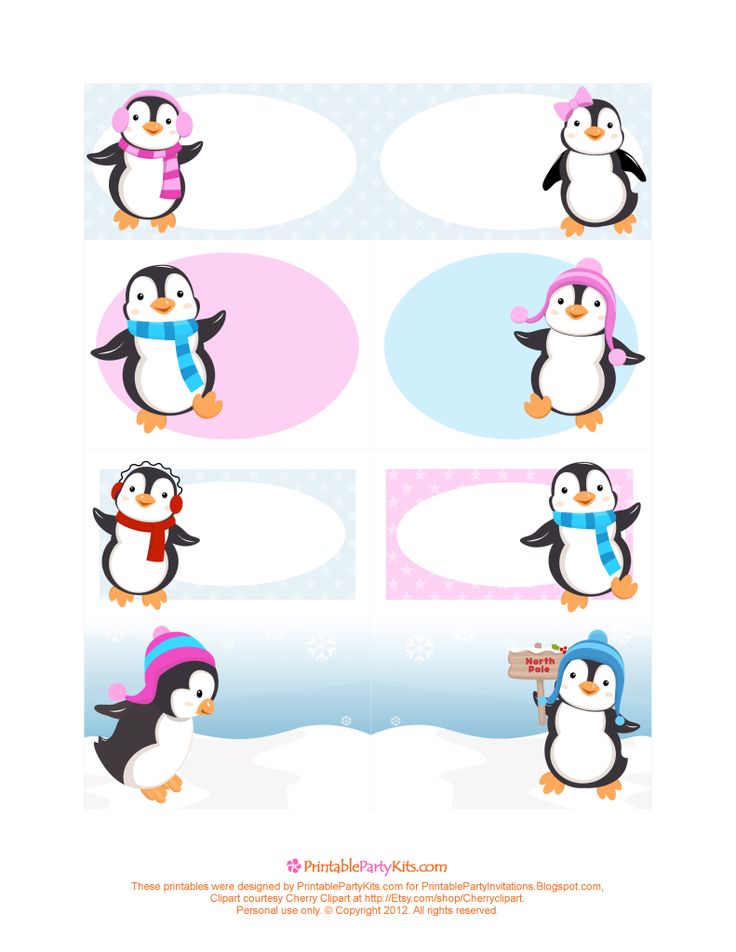 Penguins Printable | Free download on ClipArtMag