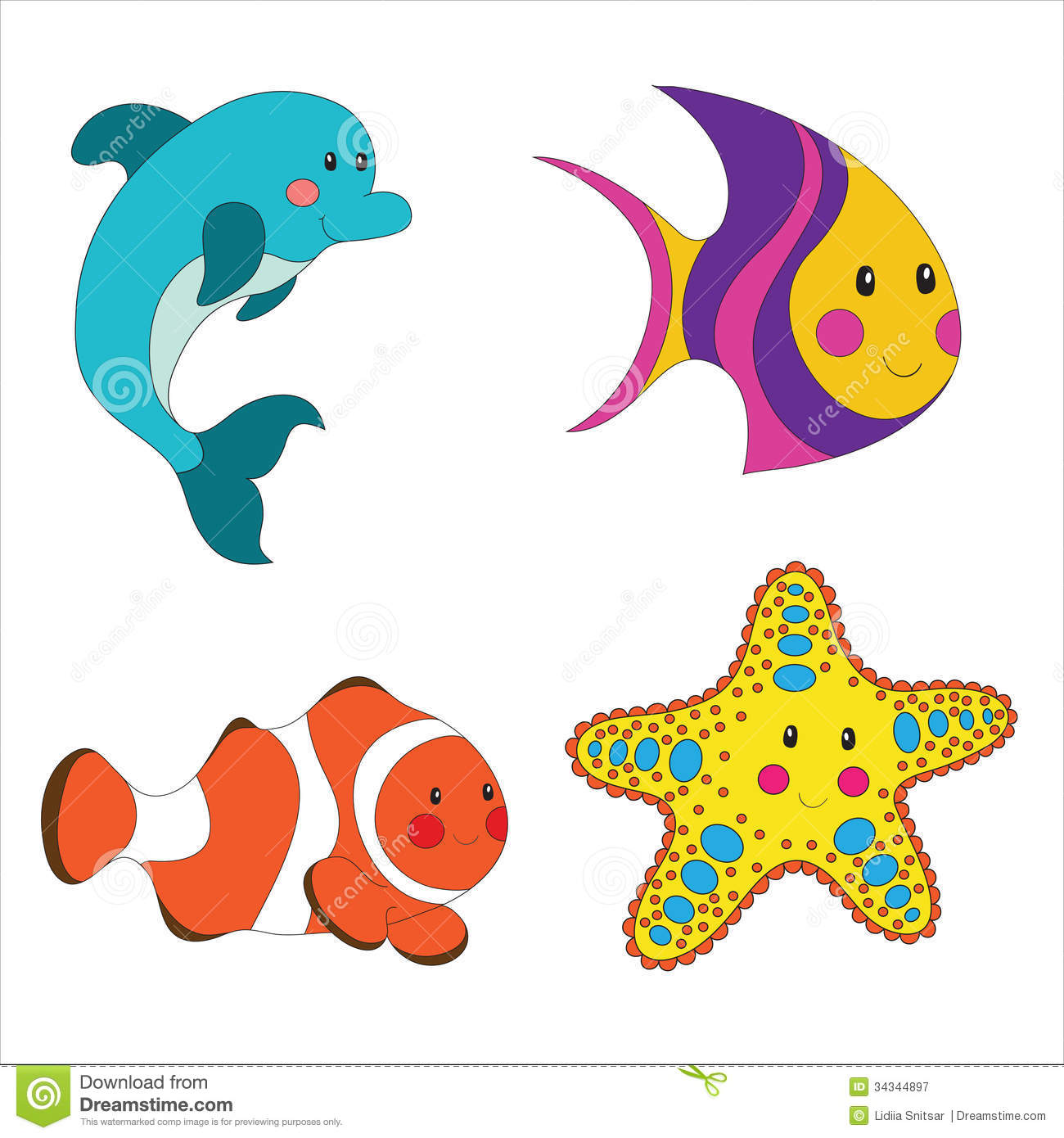 1300x1390 Sea Clipart Cartoon