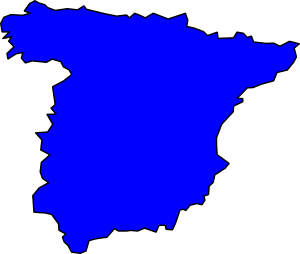 300x254 Spain Peninsule Clip Art