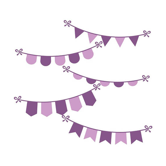570x570 Bunting Clipart