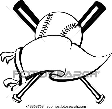 450x435 Clipart Of Baseball Or Softball Pennant K13353753