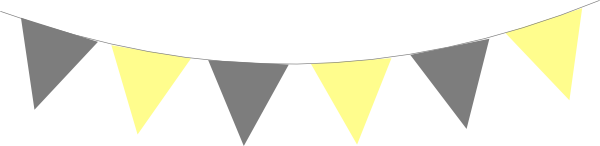 600x146 Bunting Banner Clip Art