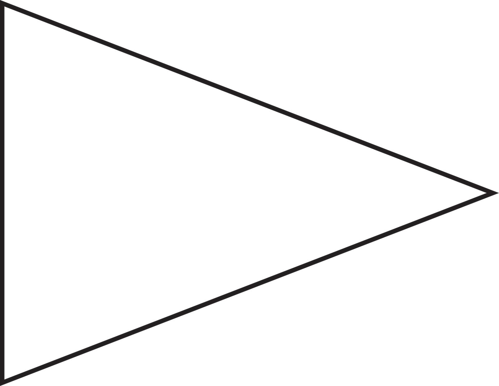1600x1239 Triangle Banner Template