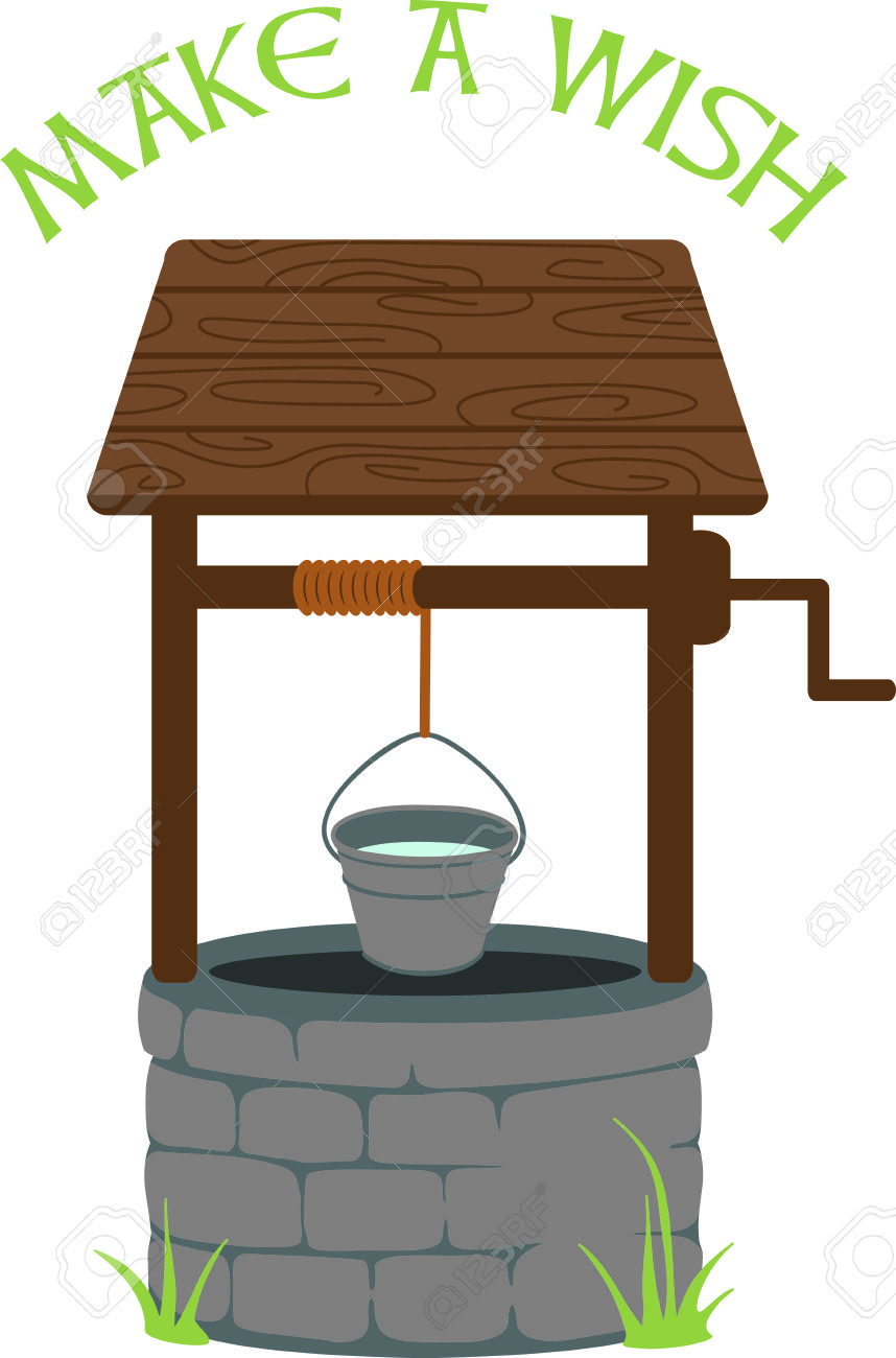 858x1300 Well Clipart Wishes