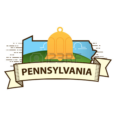 450x450 Pennsylvania State Map Royalty Free Cliparts, Vectors, And Stock