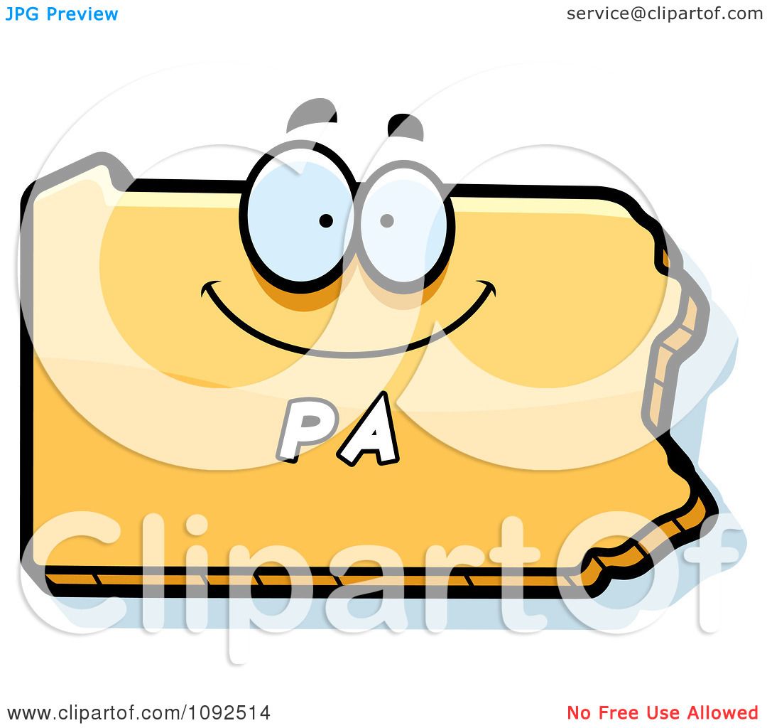 1080x1024 Clipart Happy Yellow Pennsylvania State Character