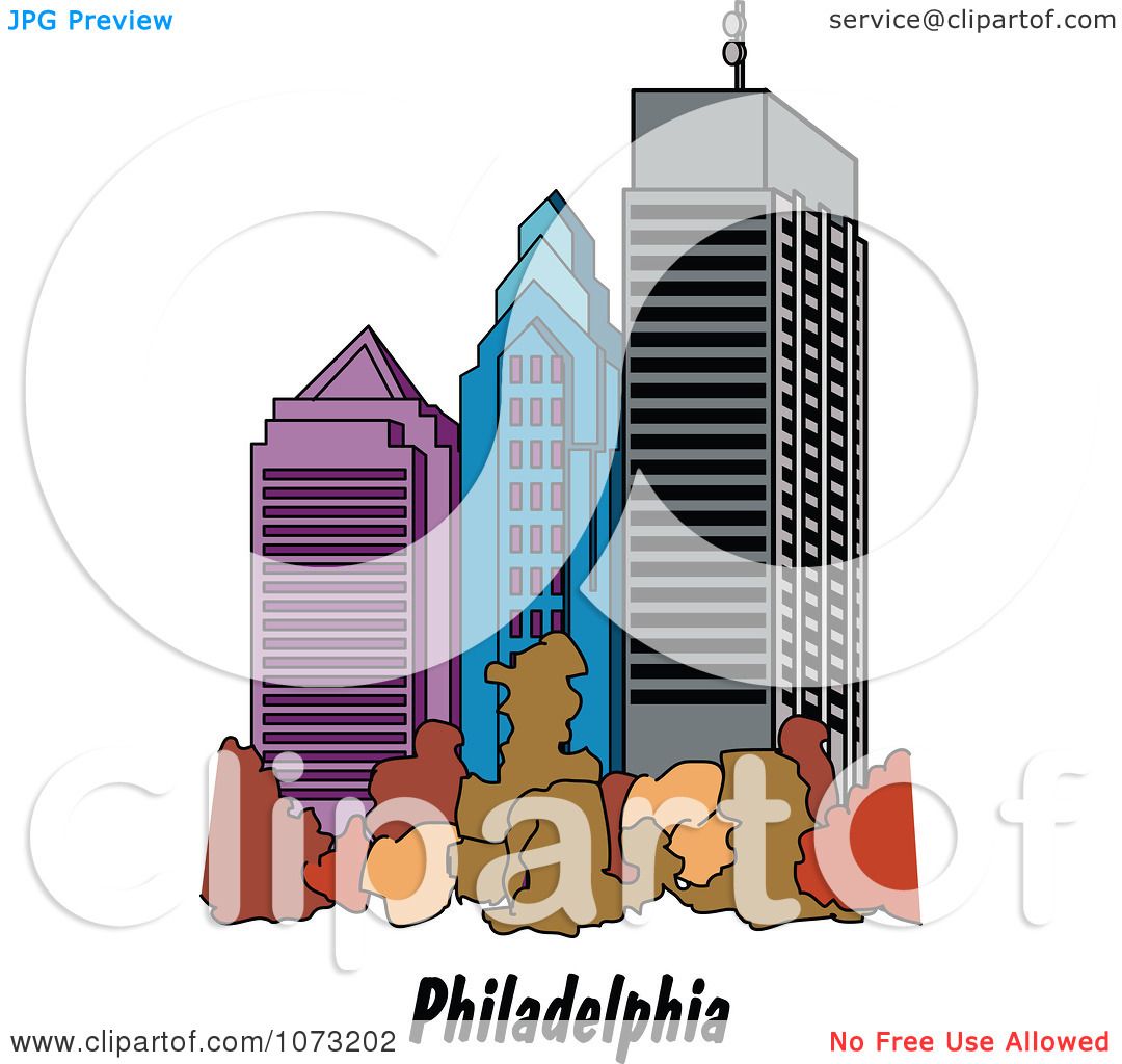 1080x1024 Clipart Skyscrapers In The City Of Philadelphia Pennsylvania