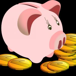 300x300 Broken Piggy Bank Clipart Father Free