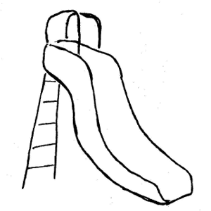 300x300 Slide Black And White Clipart