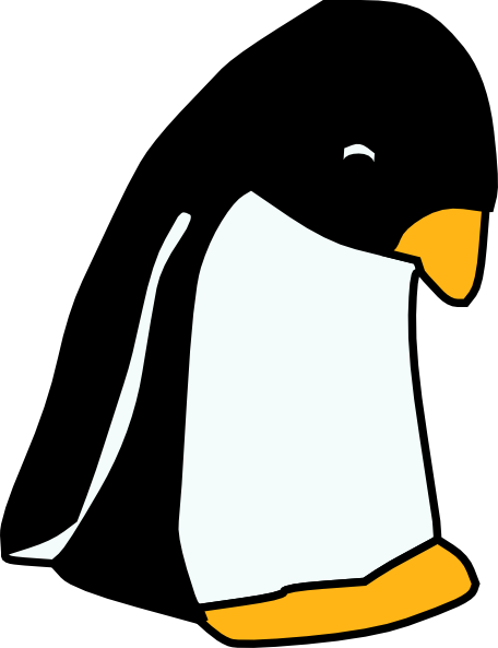 456x593 Penguin Clip Art Free Vector 4vector