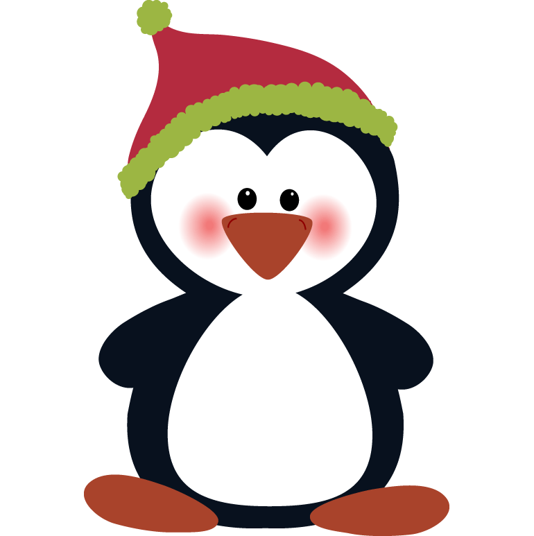 770x773 Cute Christmas Penguin Clipart Free Clip Art Images
