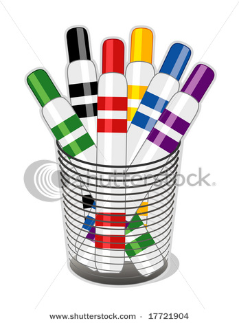 348x470 Felt Pen Clipart
