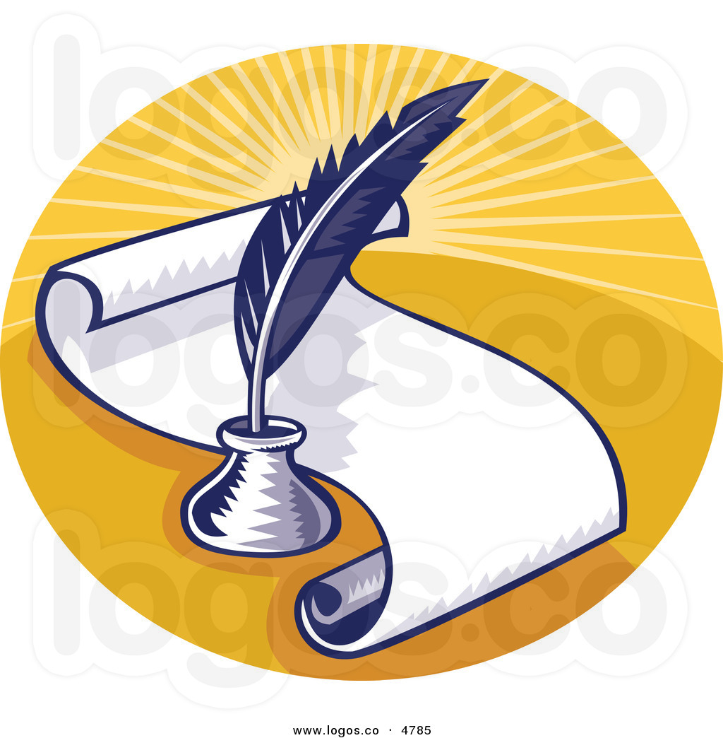 1024x1044 Quill And Scroll Clipart