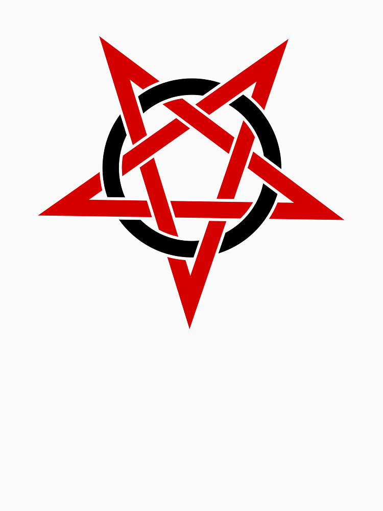 750x1000 Pentagram Clipart Red