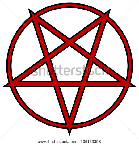 450x470 Pentagram Clipart Reversed