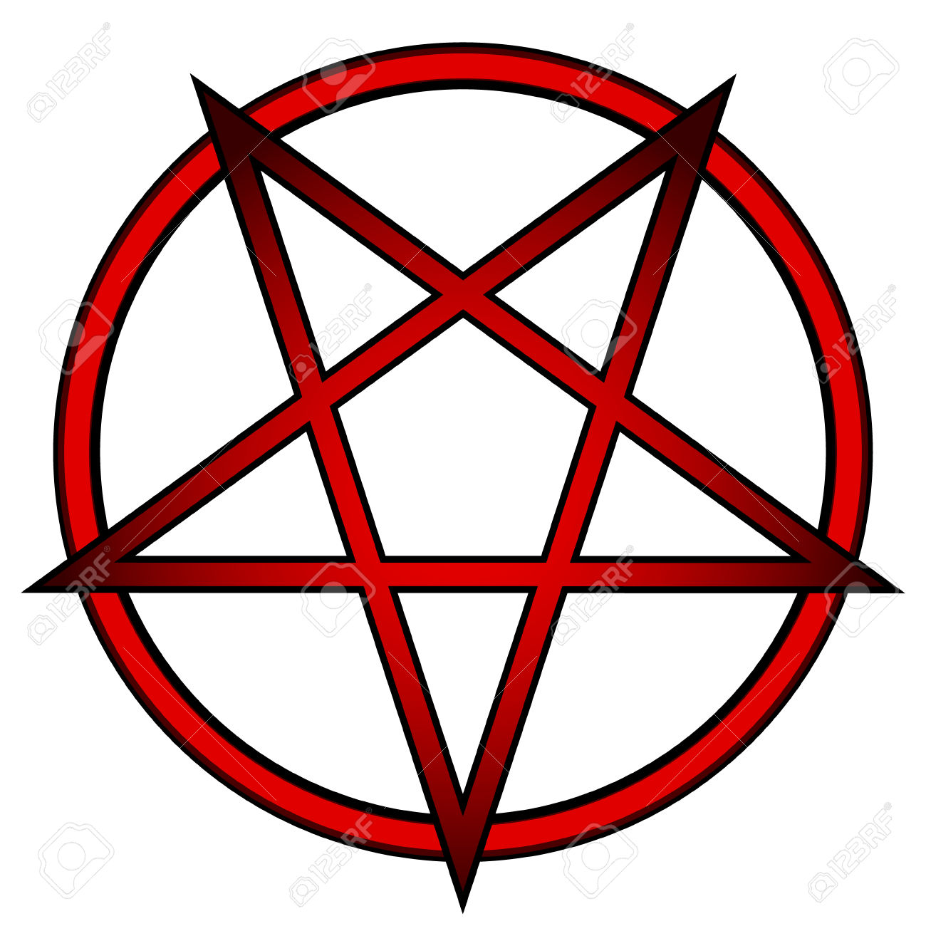 1300x1300 Pentagram Clipart Vector