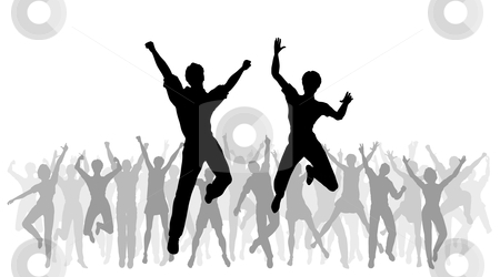 450x250 People Celebrating Clipart
