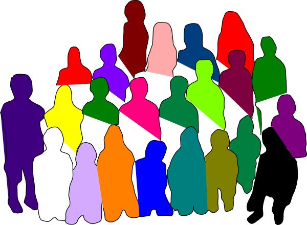People Chain Clipart