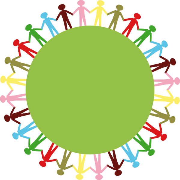 600x600 Cartoon Holding Hands Clipart