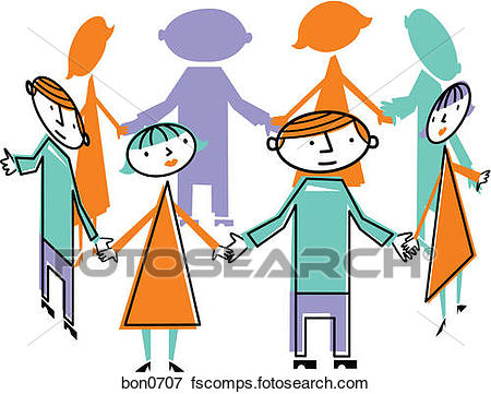 450x361 Stock Illustration Of Group Of People Standing In Circle Forming