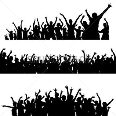 380x380 Party Crowd Clipart