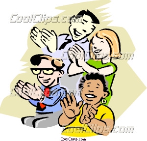 300x287 Audience Clapping Hands Clipart