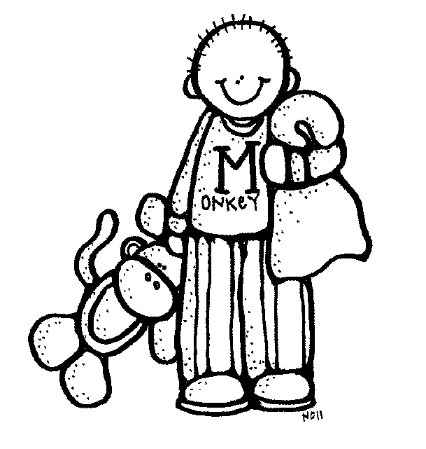 People Clipart Black And White