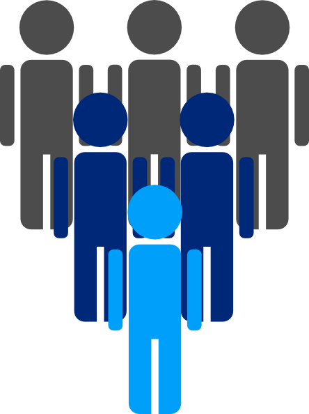 444x594 Group Of People Clip Art