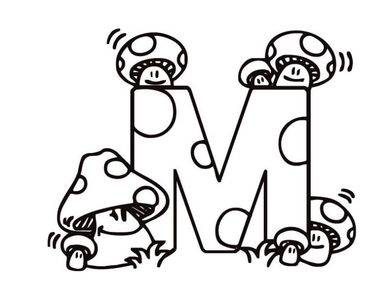 800x622 Letter People Coloring Page 28867,