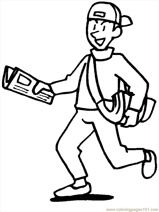 650x866 People Coloring Pages For Kids Many Interesting Cliparts