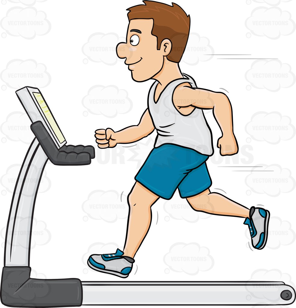 983x1024 A Man On A Treadmill