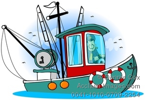 300x207 Clipart Image Captain On His Boat
