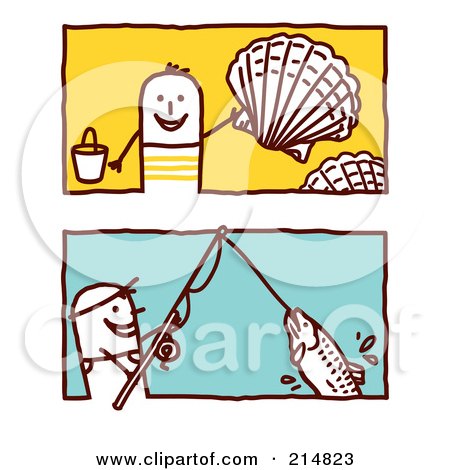 450x470 Fishing Rod Clipart Stick Man