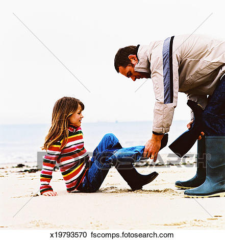441x470 Stock Photography Of Side Profile Of A Father Helping His Daughter