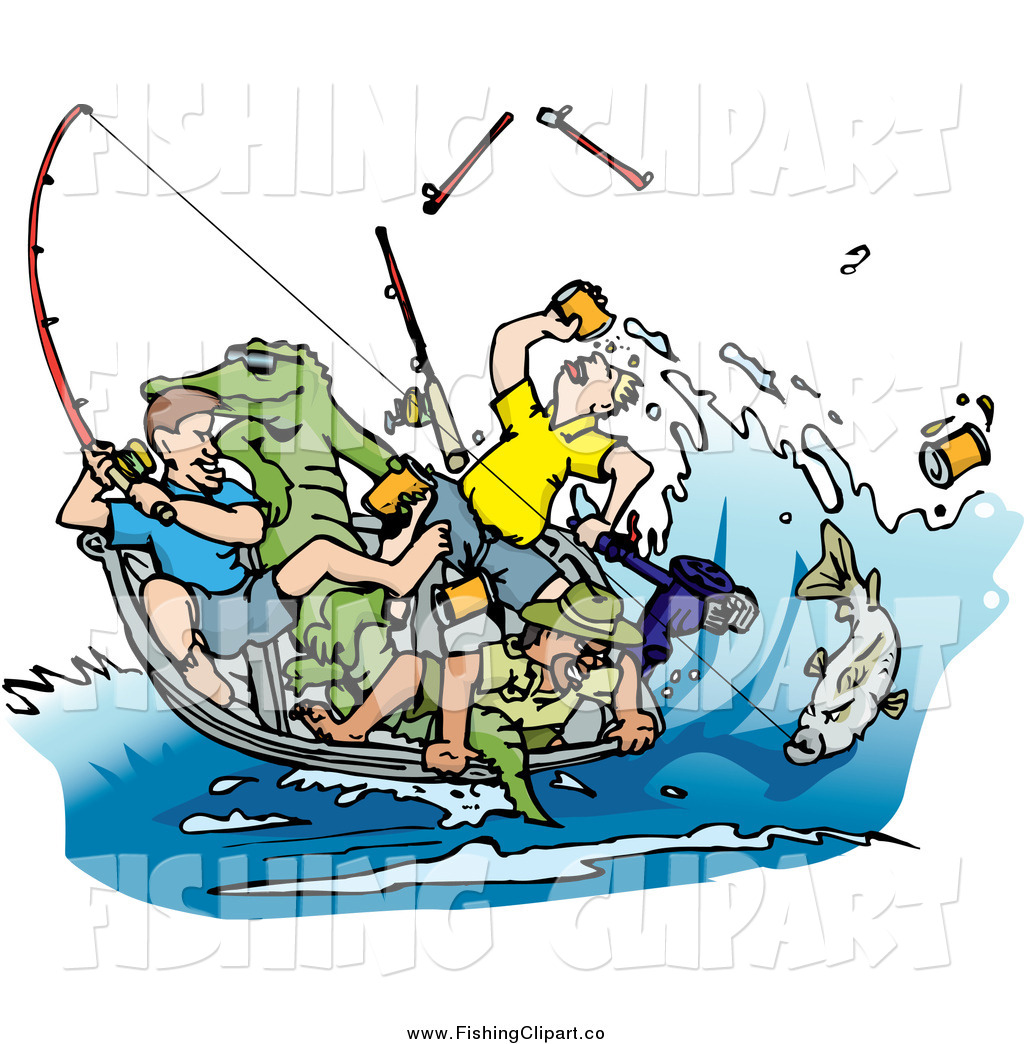 1024x1044 Fishing Out Of A Boat Clipart