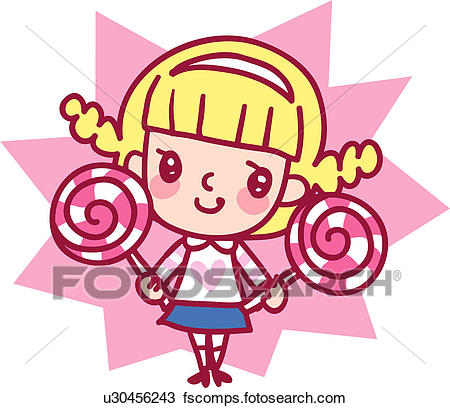 450x408 Clipart Of One Person, Girl, Person, People, Candy, Child