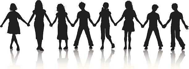 612x226 People Clipart Holding Hand
