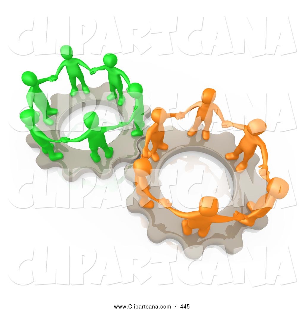 1024x1044 Clip Art Of A Pair Of Gears Working Togther With Orange And Green