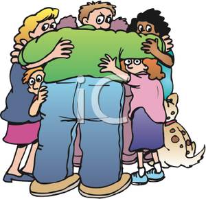 300x290 Group Of Friends Hugging Clipart