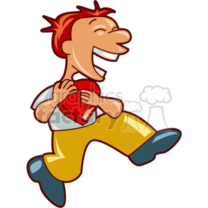 300x300 Royalty Free Cartoon Man In Love 154513 Vector Clip Art Image