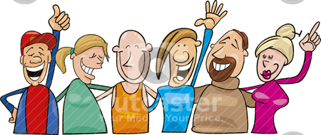 450x190 People Laughing Clipart
