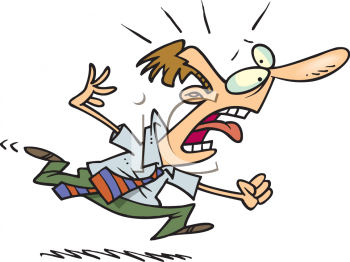 350x262 People Running Scared Clip Art Cliparts