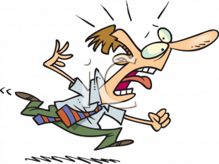 320x240 Man Clipart Running Away