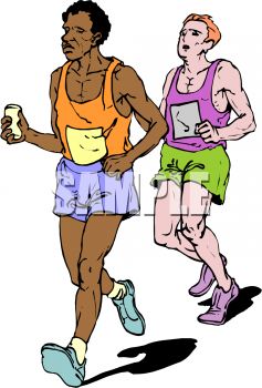 237x350 People Running A Race Clipart Clipart Panda