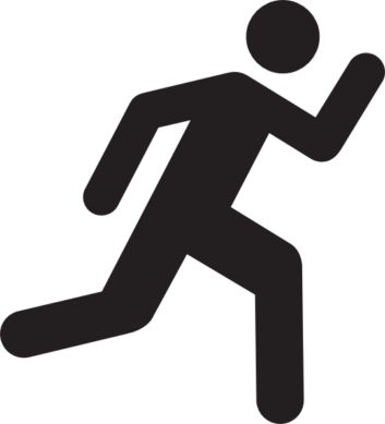 353x389 Running Stick Man Group