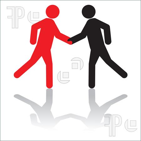 450x450 People Silhouette Shaking Hands Clipart Panda Free Clipart Images
