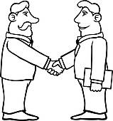 159x170 Two People Shaking Hands Clip Art Cliparts