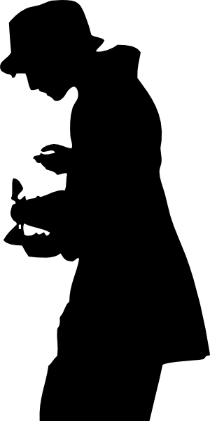 300x599 Clipart Silhouette Of A Person