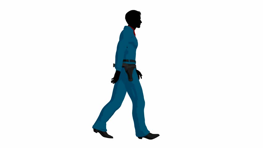 852x480 Crowd Of Young People Walking Past Camera On A White Background