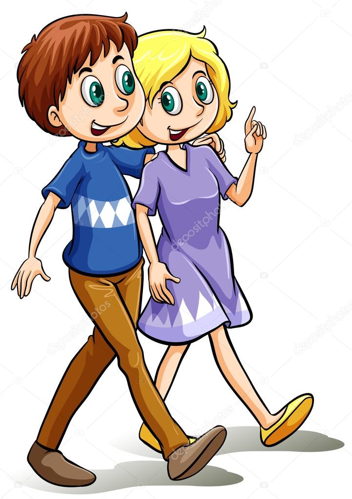 722x1024 Two People Talking Stock Vectors, Royalty Free Two People Talking